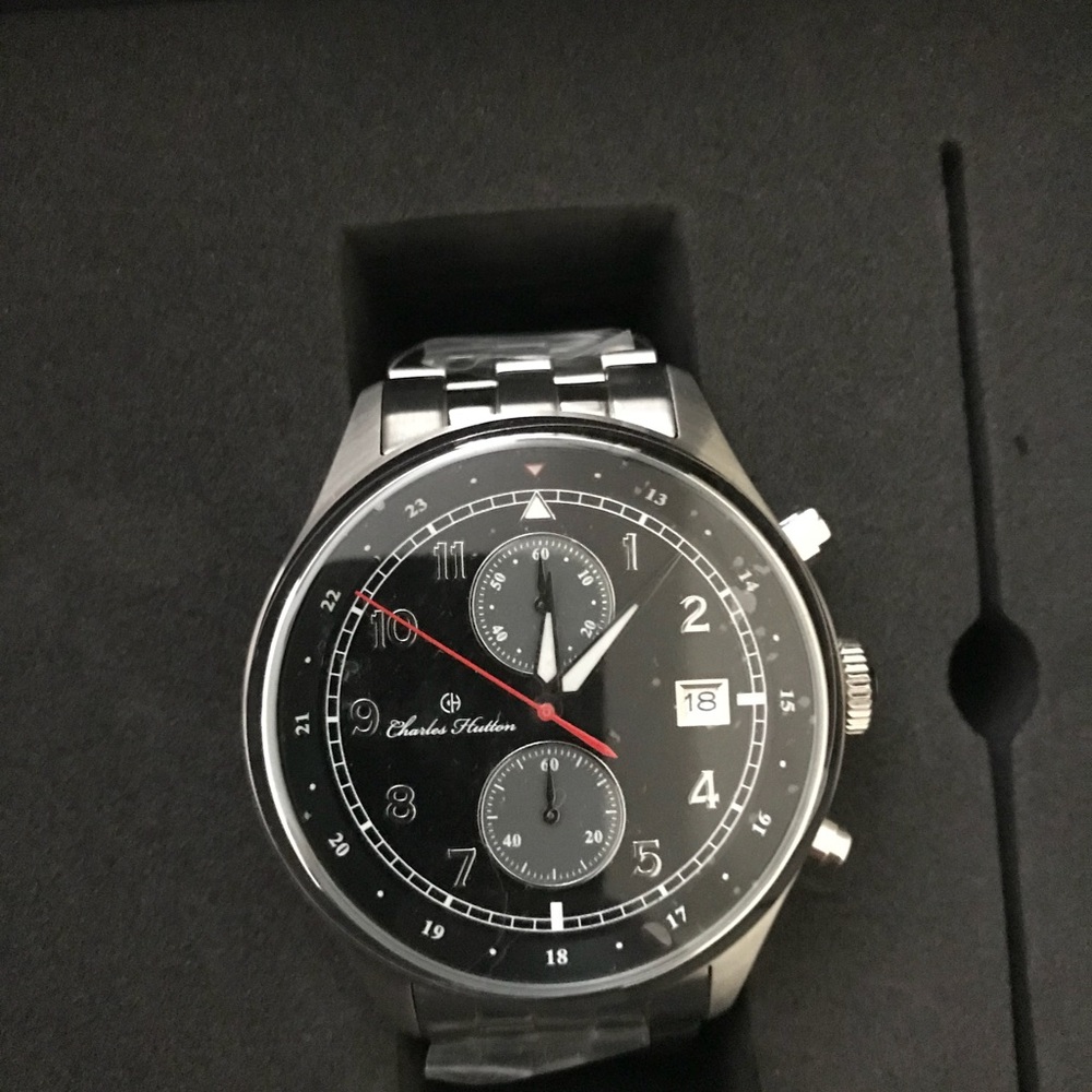 CHARLES HUTTON MENS WATCH SS